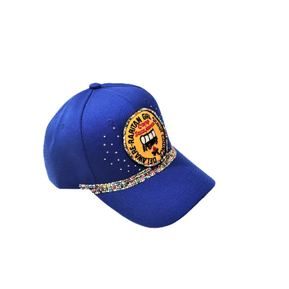 Handmade vintage Blinged out Camp Sacajawea Girl  Scout baseball Cap Hat - Picture 4 of 11